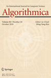 ALGORITHMICA杂志封面