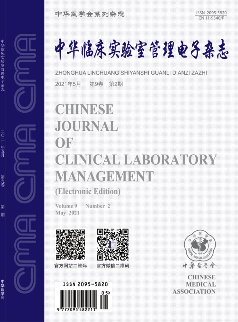 中华临床实验室管理电子杂志封面