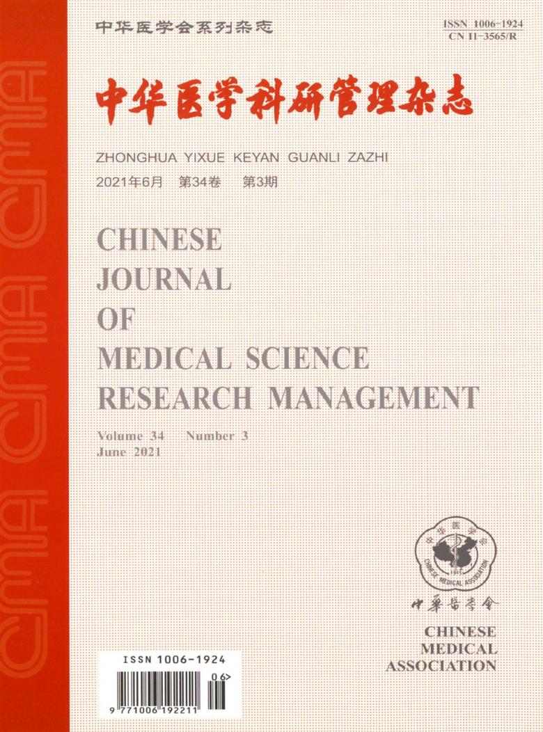 中华医学科研管理杂志封面