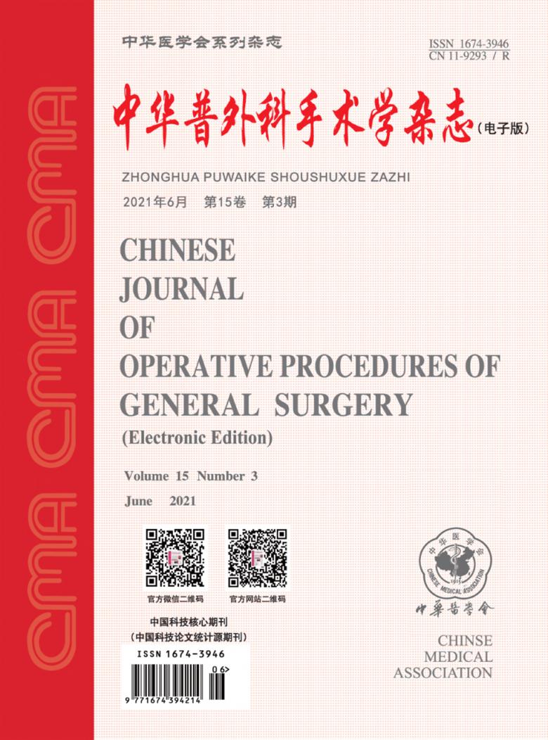 中华普外科手术学杂志封面