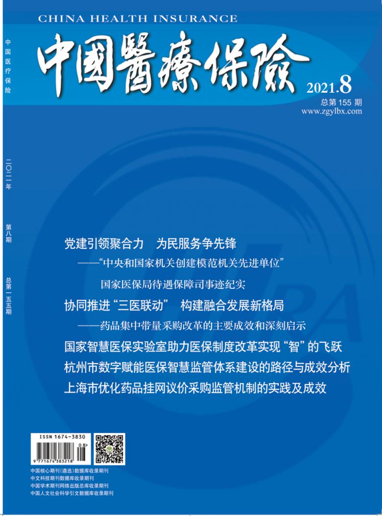 中国医疗保险杂志封面