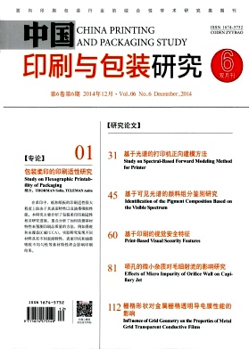 中国印刷与包装研究封面