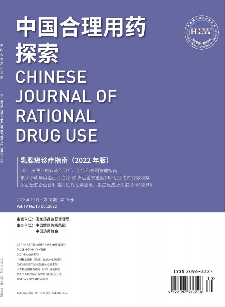 中国合理用药探索杂志封面