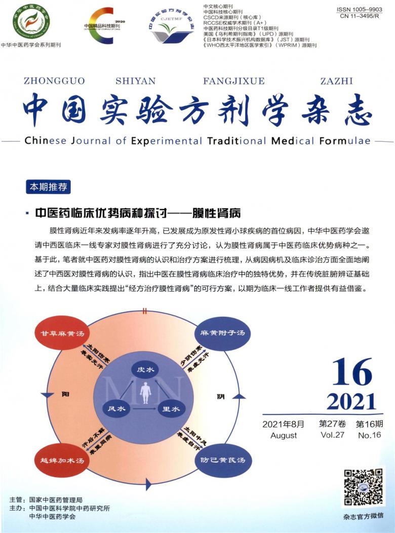 中国实验方剂学封面