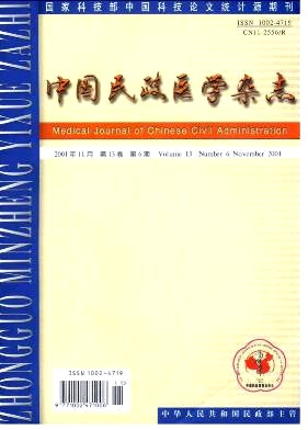 中国民政医学杂志封面