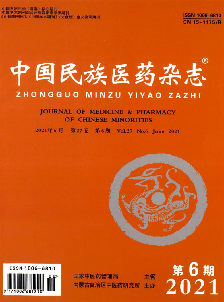 中国民族医药杂志封面