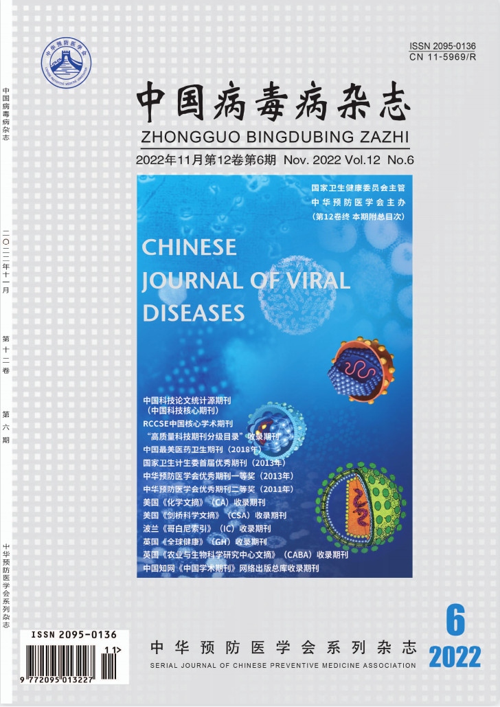 中国病毒病杂志封面