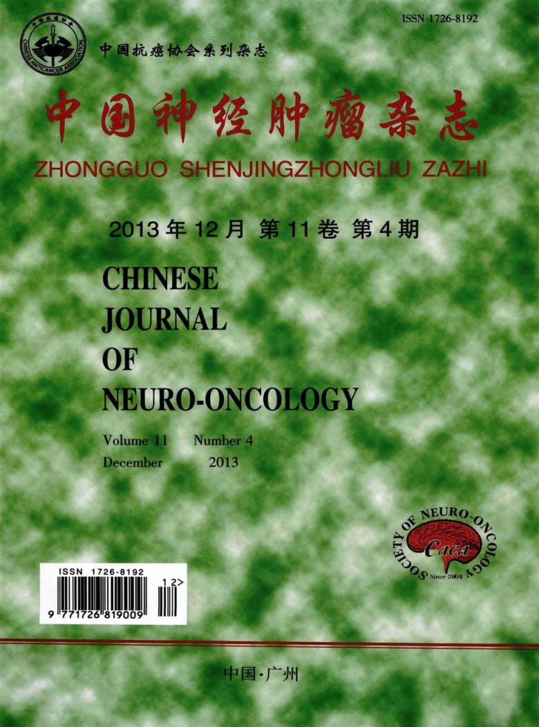 中国神经肿瘤杂志封面