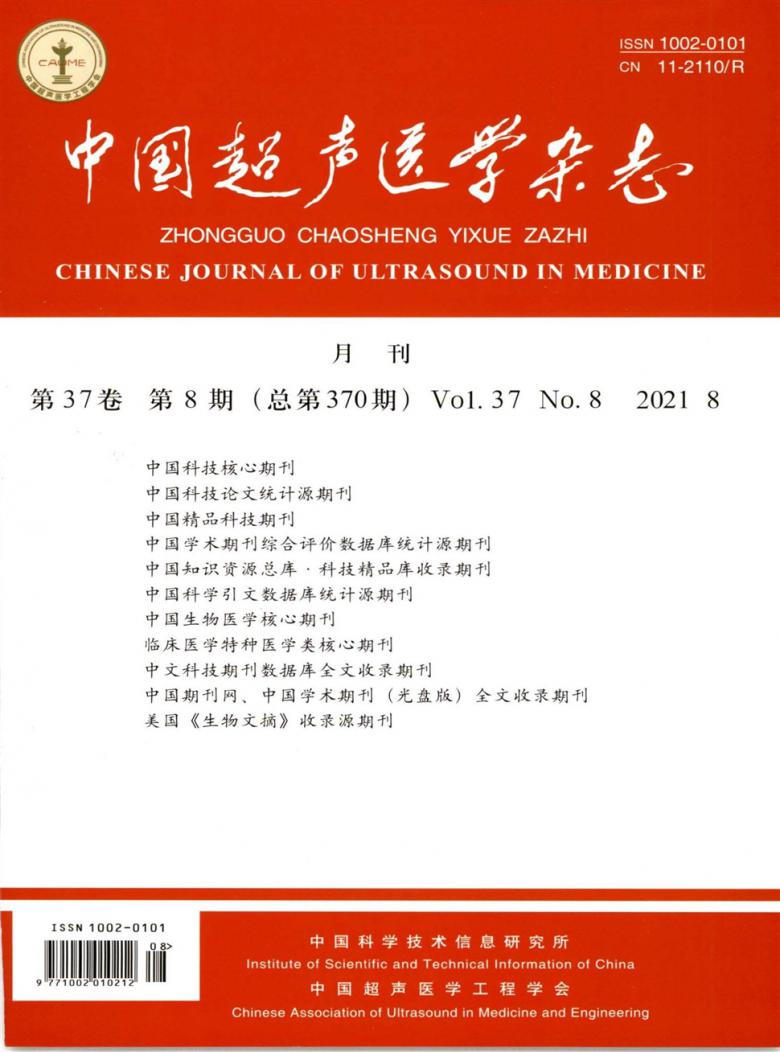 中国超声医学杂志封面