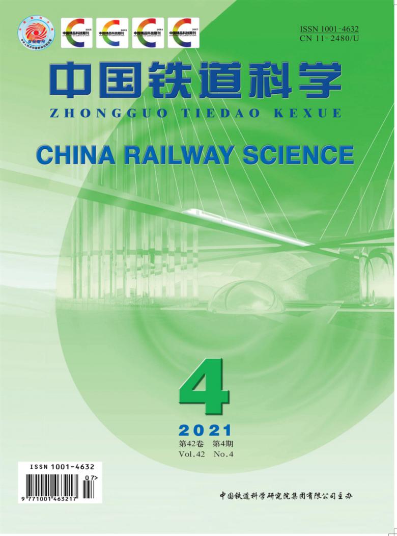 中国铁道科学杂志封面