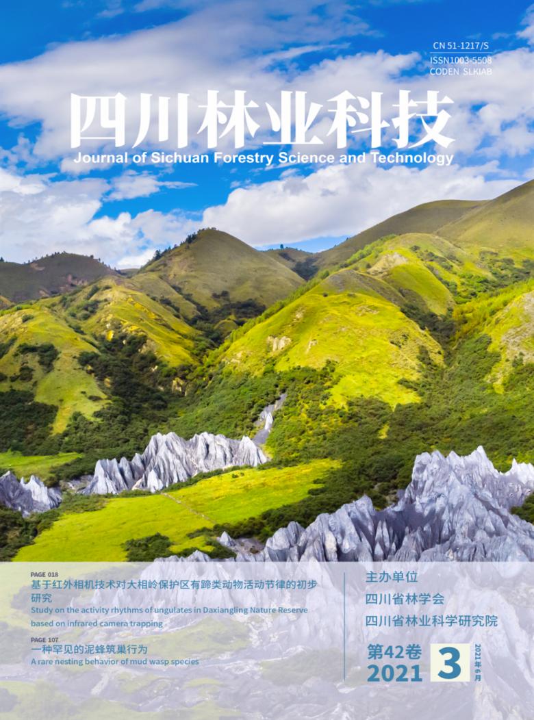 四川林业科技封面