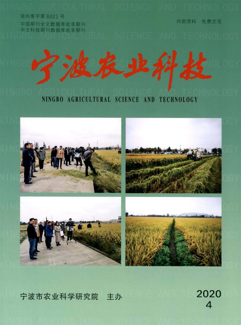 宁波农业科技杂志封面