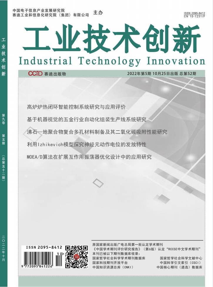 工业技术创新杂志封面