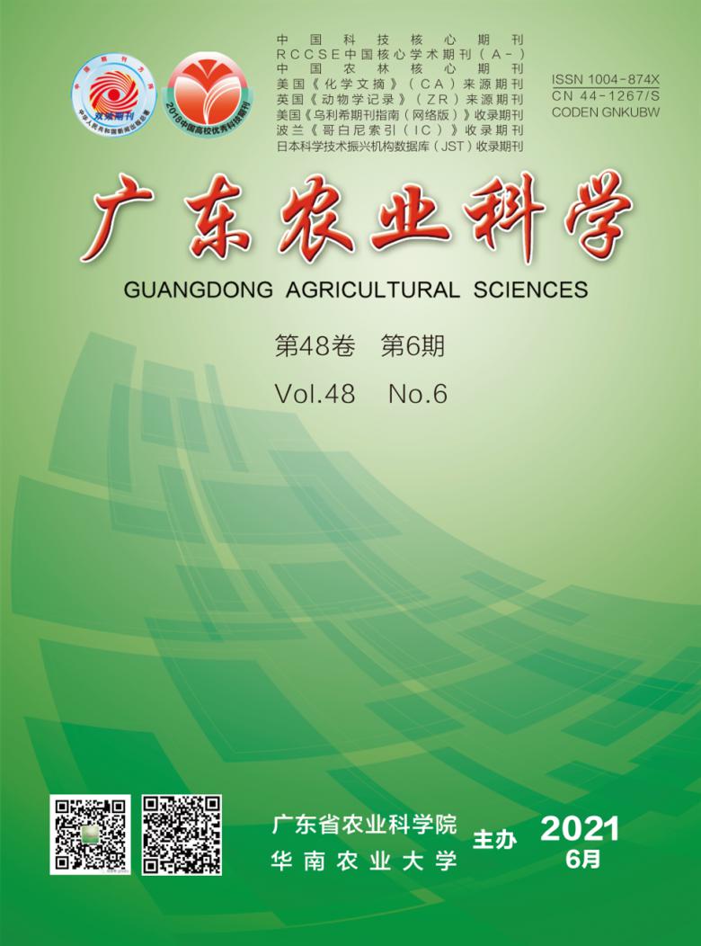 广东农业科学封面