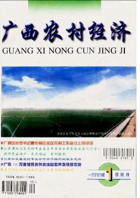 广西农村经济杂志封面