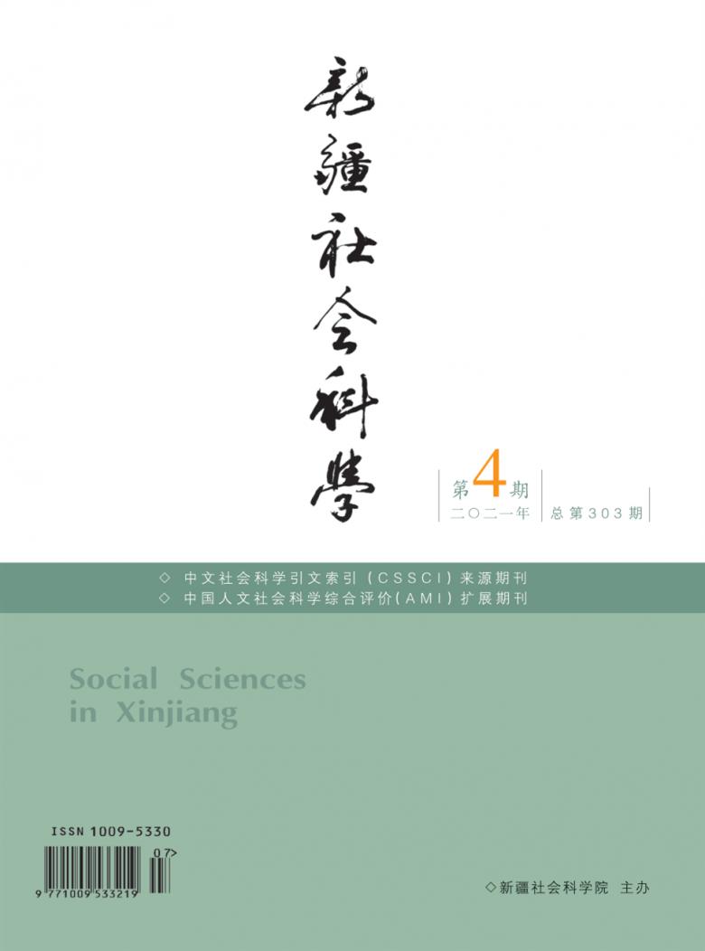 新疆社会科学封面