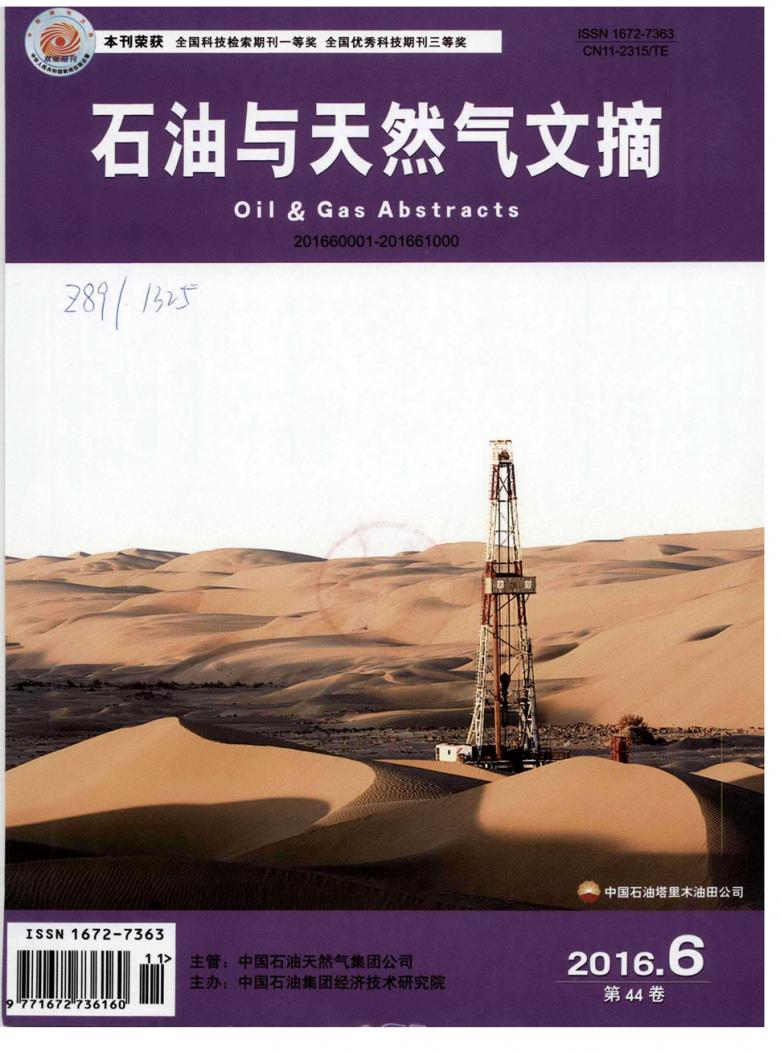 石油与天然气文摘封面