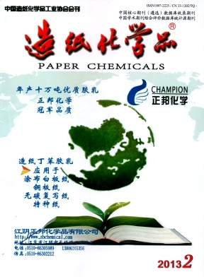 造纸化学品杂志封面