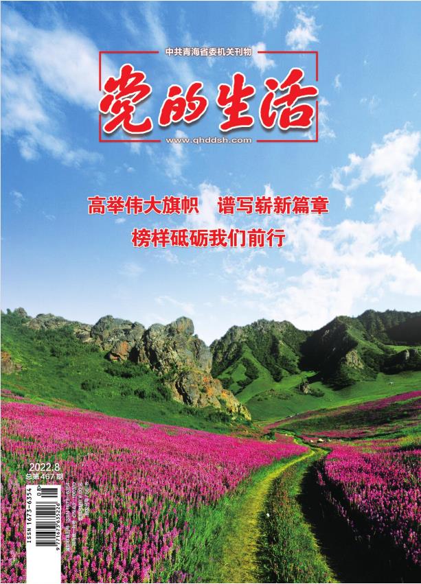 青海党的生活杂志封面
